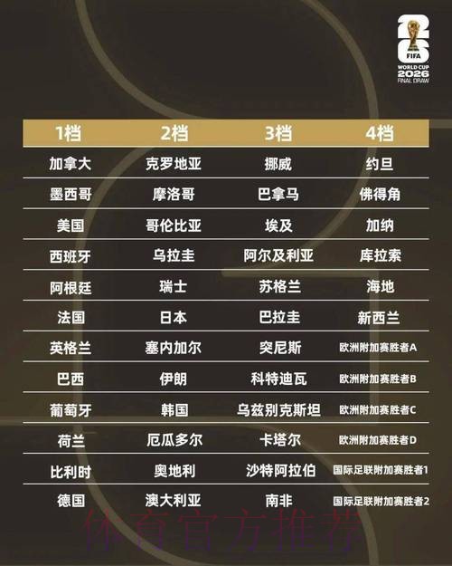 世界杯球队名单更新